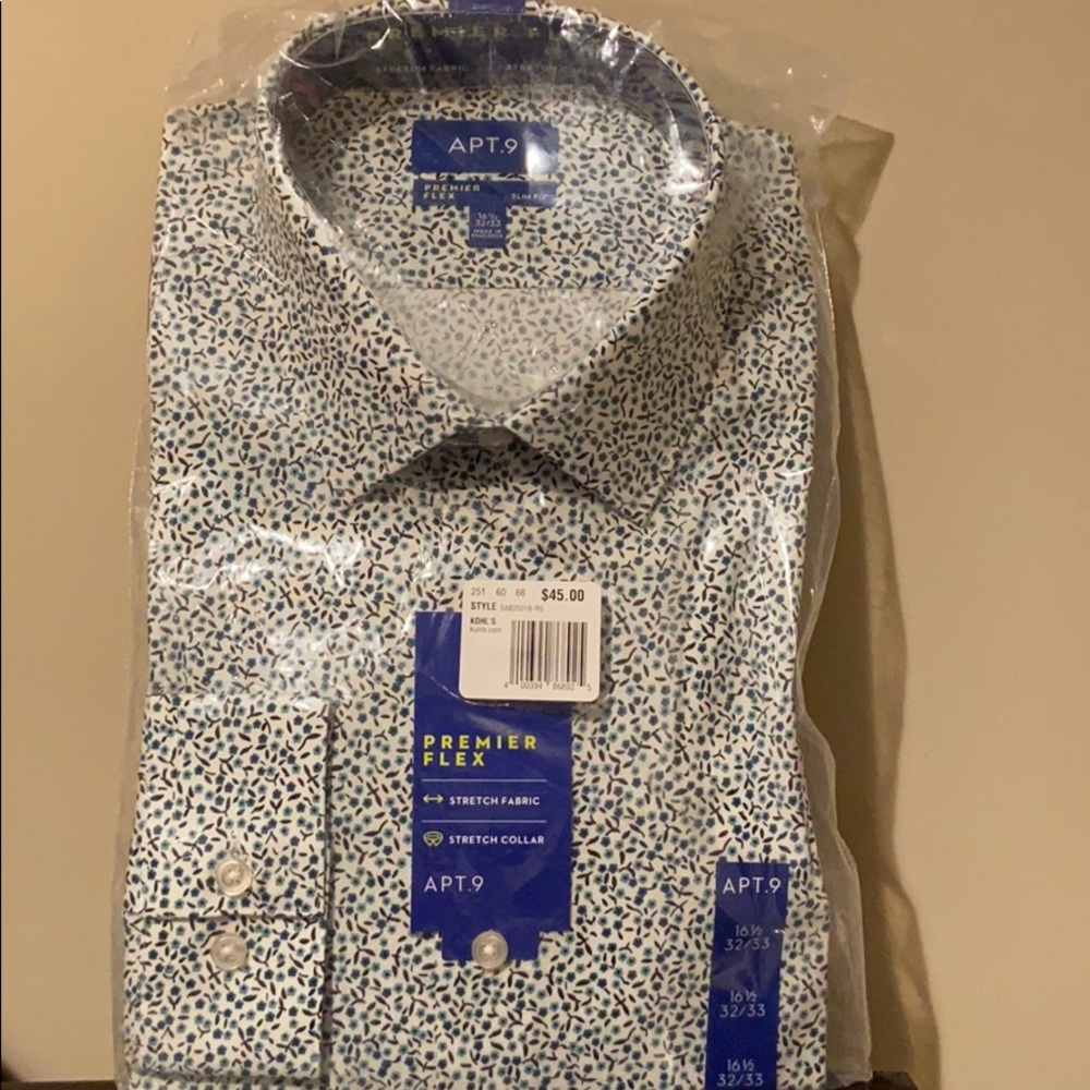 🌻Apt 9 Men’s Long Sleeve Dress Shirt